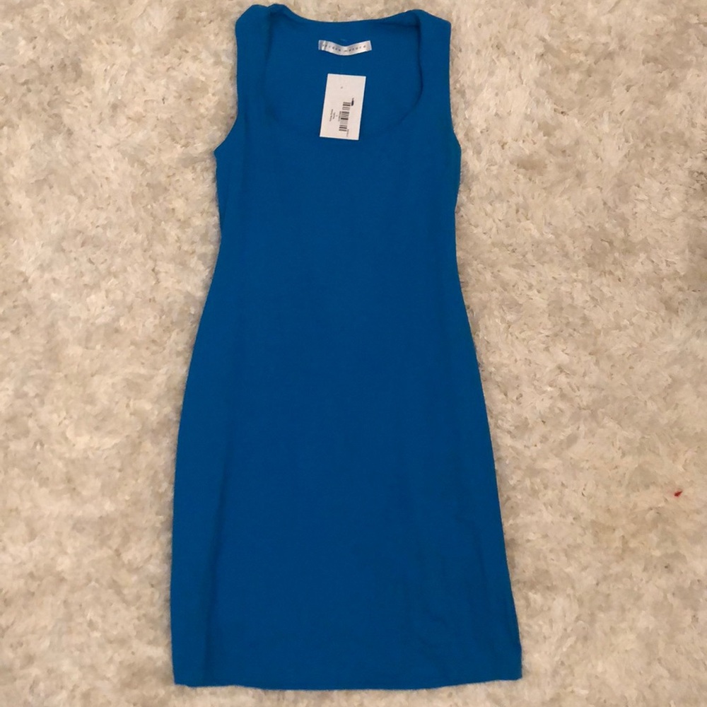Electrib blue tight dress